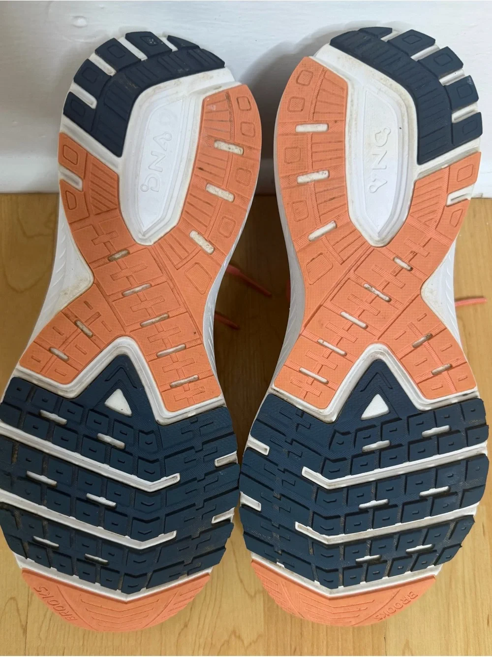 Brooks Women’s Navy with Coral Lace Running Shoes